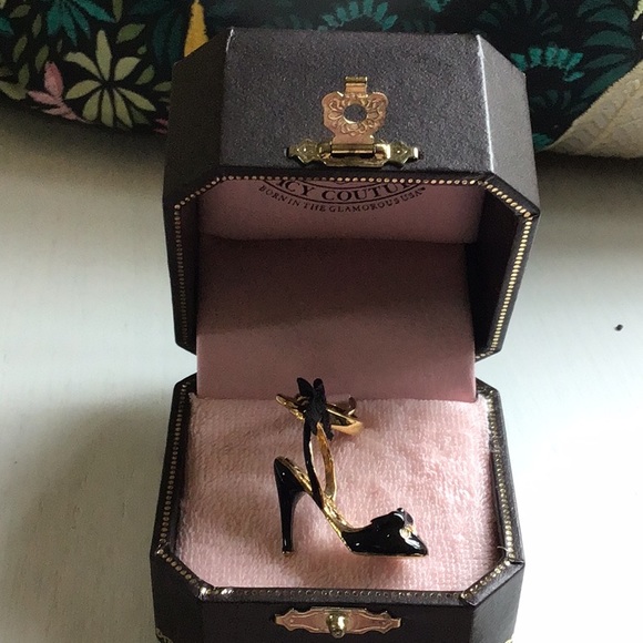 Juicy Couture Jewelry - NEW!! Juicy Couture Black High Heel Charm